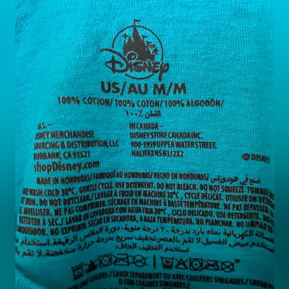 Disneyland Teal Short Sleeve Tee with Classic Characters - Picture 3 of 4